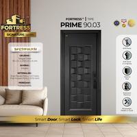 Gambar PINTU BAJA FORTRESS TYPE PRIME 90 BLACK SERIES - LUAR  JABODETABEK - 90.03, Palembang dari Fortress Pintu Baja Kab. Tangerang 1 Tokopedia