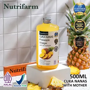 CUKA NANAS 500 ML ORIGINAL WITH MOTHER/PINEAPPLE CIDER VINEGAR