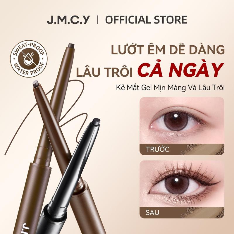 Bút Kẻ Mắt Dạng Gel Mỏng & Lâu Trôi, JMCY, Không Thấm Nước & Chống Nhòe, Có Sắc Tố Cao, Đầu Chính Xác Để Mắt Đậm & Định Dấu, Trang Điểm Môi & Mắt Cả Ngày, Hàng Mới Về