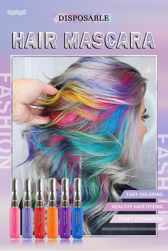Product Introduction of 13 Colors Disposable Hair Dye Color One-off Hair Coloured Hair Beauty Tool 25