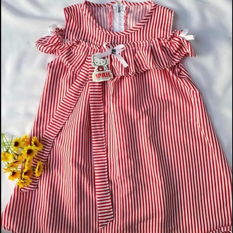 FREE BANDO SABRINA SALUR 1-3 TAHUN Katun Perempuan Cewek Gaun Bayi 2