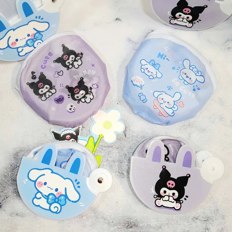 Kipas Lipat Sanrio Bentuk Bulat Foldable Bisa Di Lipat Imut Lucu / Kipas Lipat Sanrio Bulat Bahan Plastik Unik Cute Kesukaan Anak-Anak Perlengkapan Sekolah Kekinian Best Quality Harga Termurah Bisa Grosir dan COD 2
