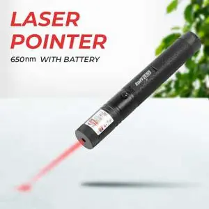 TaffLED Laser Pointer Presentasi Red Beam 1MW 650nm with Battery  Fasilitasi Kebutuhan Presentasi