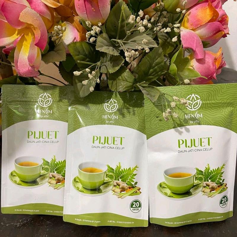 Teh pijeut herbal daun jati cina celup by afni isi 20 kantong 2