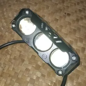 Lampu Tembak LED Laser/Lampu Sorot Laser Q9 3 Mata 2 Warna/HI LOW 60 WATT LAMPU TEMBAK MOTOR MOBIL/3 Mata SQL/3 Mata Lensa