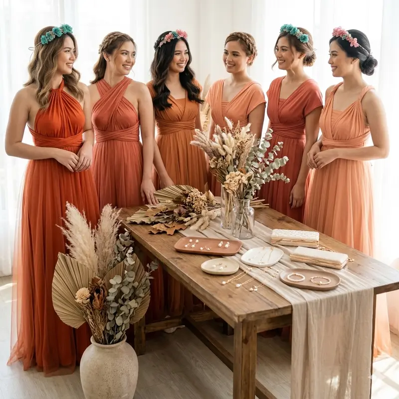 TULLE/LACE BALLOON CUT PREMIUM HI QUALITY Infinity Maxi Dress Maid OF Honor  Bridesmaid Godmother - TikTok Shop Philippines