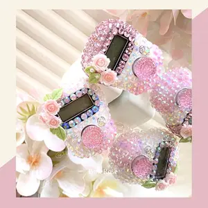 NEW Tasbih Digital Pink Rose Tasbih Digital Hias Manik Reshin Cantik Murah Muslim Motif