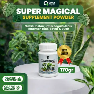 SUPER MAGICAL SUPPLEMENT 170GR | QTERA | NUTRISI LENGKAP DAN CEPAT TANAMAN HIAS, MELINDUNGI DARI HAMA DAN PENYAKIT