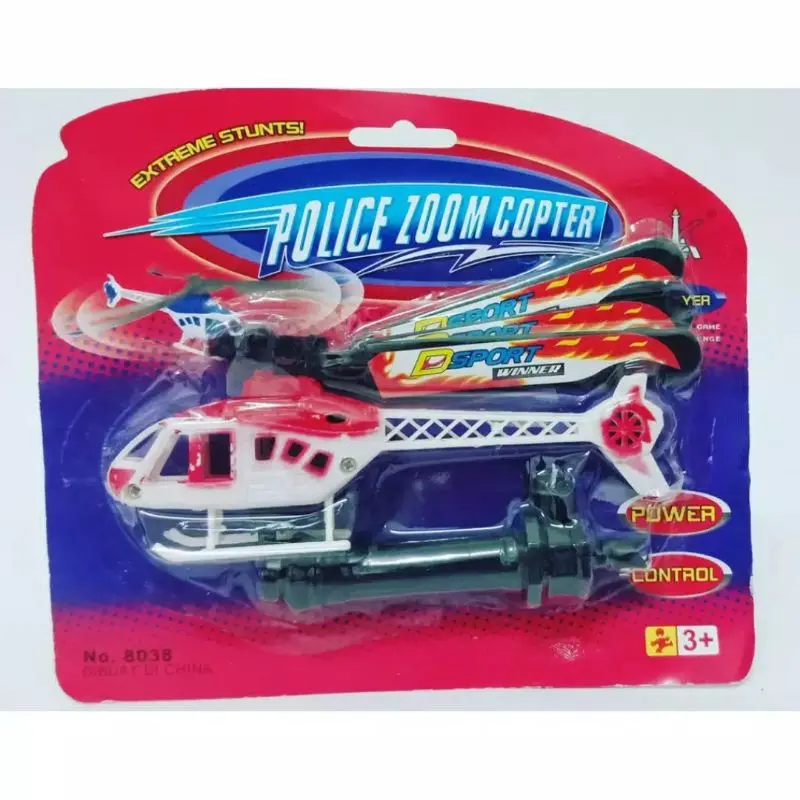 Mainan Helikopter Police Zoom Copter Bisa Terbang - Toys 3