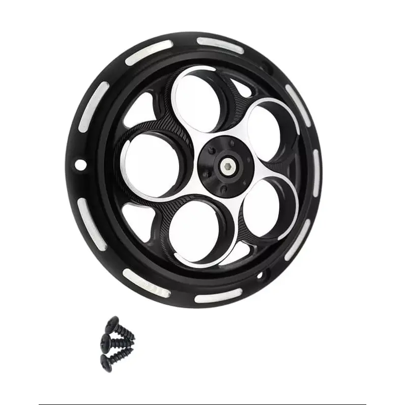 Cover Tutup Kipas Full CNC Spinner Cover Mesin Universal Spinner Cover Pelindung Kipas Radiator Full CNC Vespa Sprint Motor Scoopy Beat Fi Vario Dll Motorcycle 0
