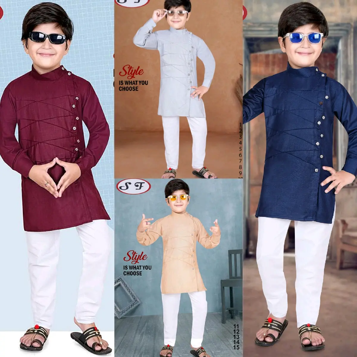 KID KURTA PAJAMA ( BABY TO TEENAGER SIZE)