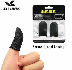 LUXE Sarung Jempol Gaming Jari Anti Keringat & Anti Basah isi 2 pcs Sarung Jari Jempol untuk Performa Optimal