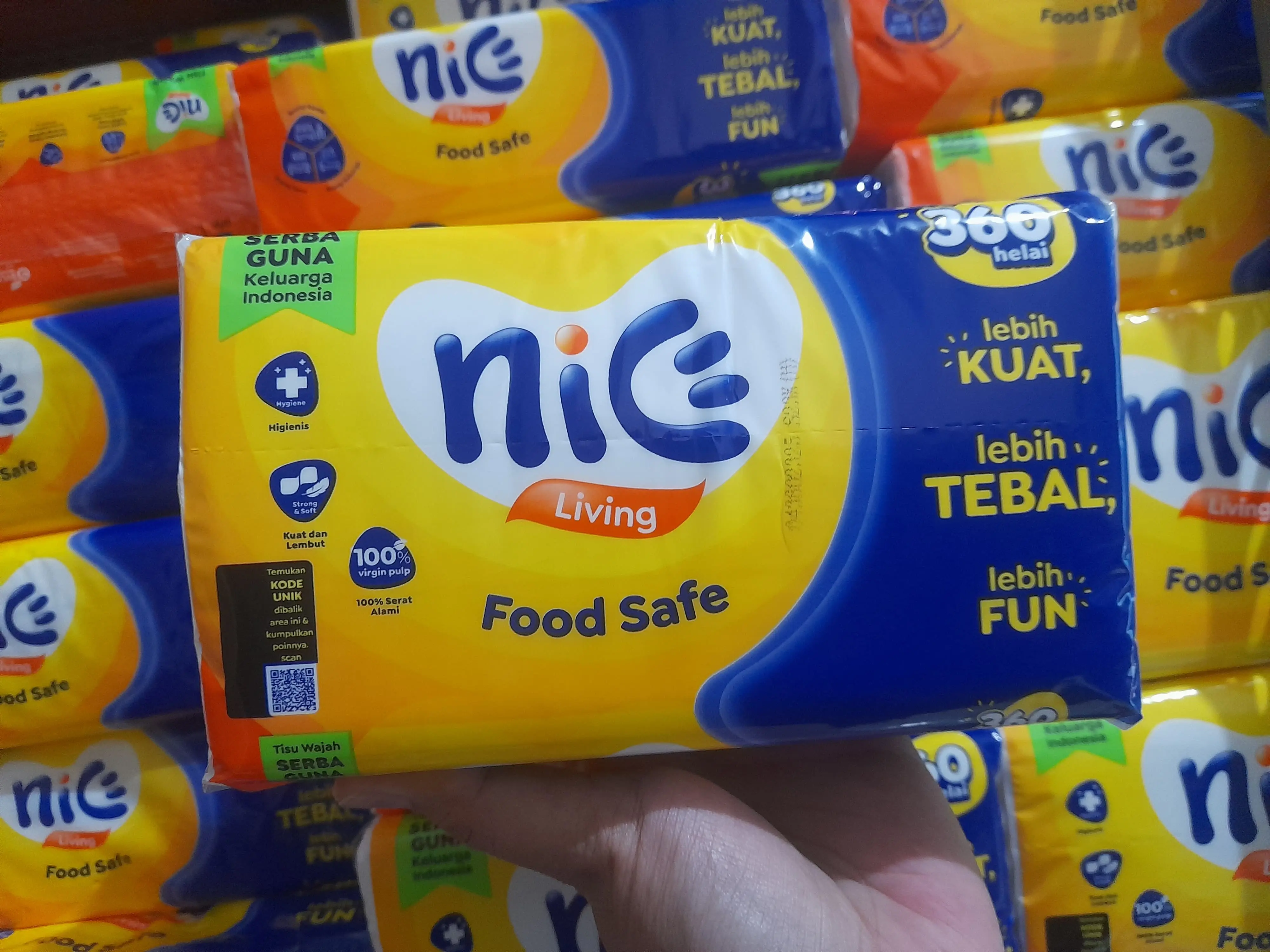 1PACK NICE LIVING TISSUE 360 SHEETS 2 PLY/ TISU KUAT DAN TEBAL/ TISU WAJAH/ FACIAL TISSUE