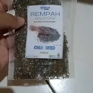 Organic Black Chia Seed 100gr - Biji Chia Hitam Organik 100% PREMIUM QUALITY Tinggi Serat & Omega-3 Kaya Protein Nabati Antioksidan Tinggi