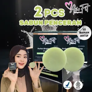 [2pcs] SABUN AKIOFIT BIUTY  Mencerahkan Memutihkan Tubuh