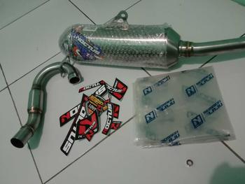 Product Review of NORIFUMI NOCTUS T5 & T4 Original Knalpot CRF 150 KLX 150 WR 155 Type STD & Bore Up Full Stainless Suara Ngebas Adem from J**i 0