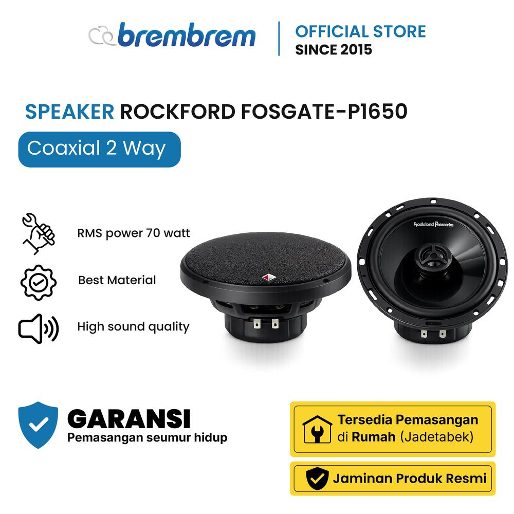 SPEAKER ROCKFORD FOSGATE P1650 COAXIAL 2WAY Car - Speaker