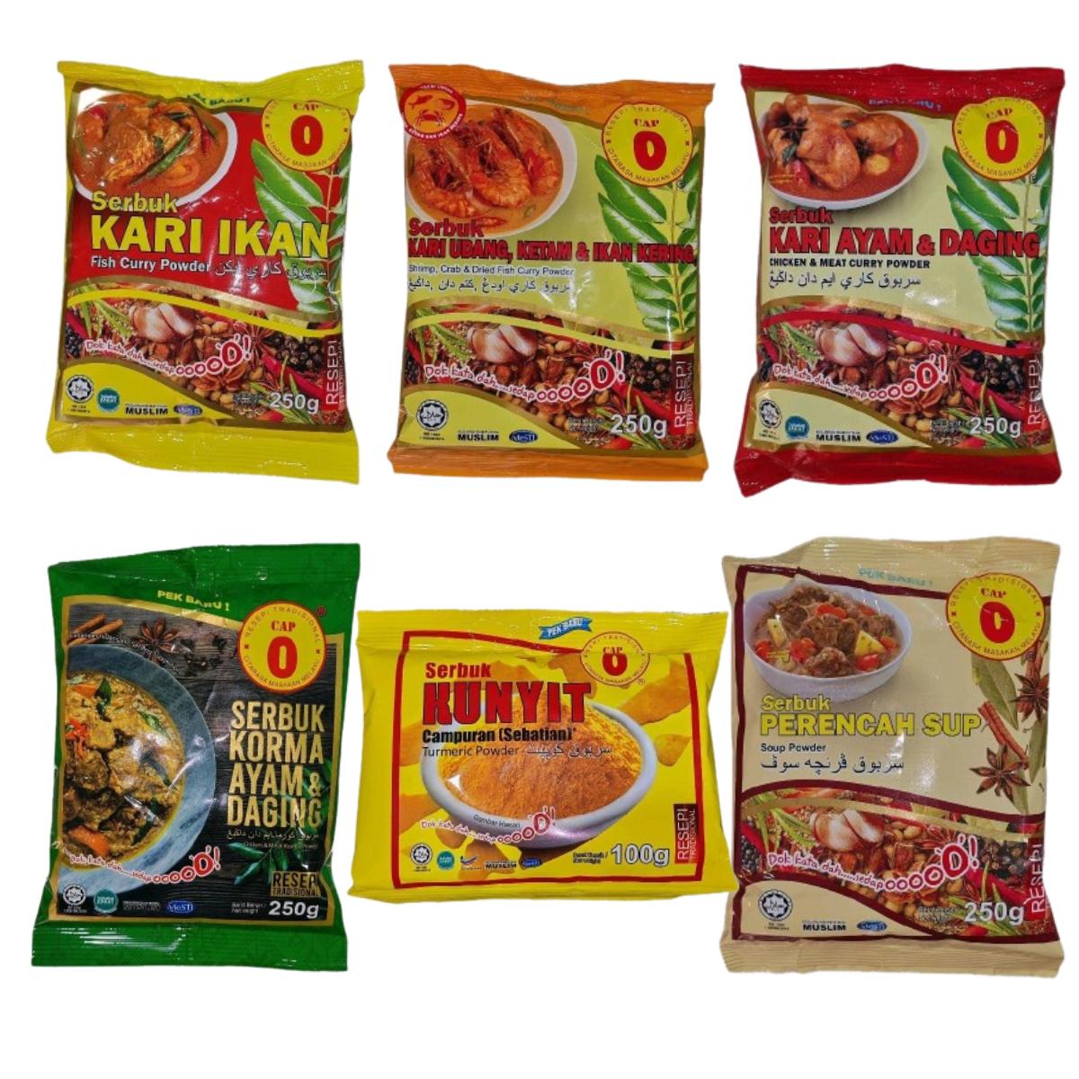 Serbuk Rempah Cap 'O' Original KEDAH | Produk Bumiputera | Seasoning for Cooking — Product image