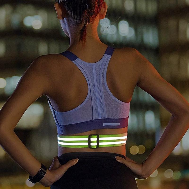 Running Reflective Rope Outdoor Reflective Belt Reflective Running Gear for Men and Women ...