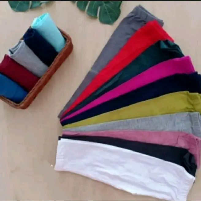 paket hemat isi 5, legging anak kaos, celana legging anak perempuan usia 2-15 tahun, legging anak bahan soft rayon Anak-Anak Bunda 6