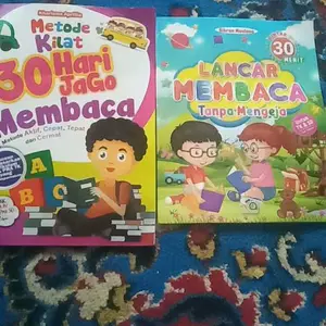Buku Metode Kilat 30 Hari Jago Membaca Untuk Pra Tk, Tk & Pra SD Ukuran A4 ( 21*29 ) cm