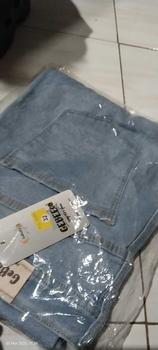 Product Review of High Waist Jeans Streach Wanita Cutbray || Korean Style Straight Loose Cutbray Wanita Premium || Cutbray Jeans Wanita Bahan Melar Panjang Tebal Celana Hitam Dark from D** 1