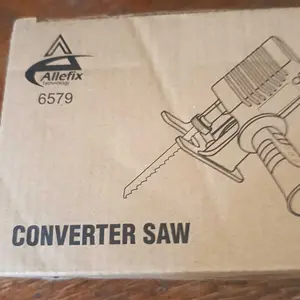 ALLEFIX Adaptor Bor Cover Saw Sambungan Bor Jadi Gergaji, Cocok untuk Memotong PVC, Besi, Kayu, dan Dahan - 6579