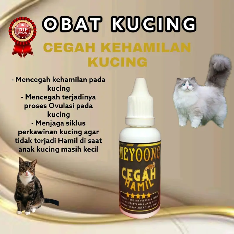 Vitamin Kucing anti hamil mencegah kehamilan Kucing 2