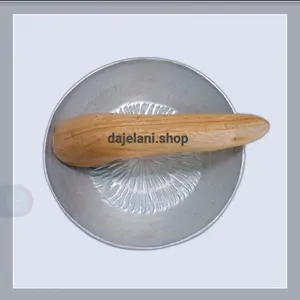 cobek alumunium 16cm bonus ulekan multifungi bisa di bakar anti pecah anti karat aman digunakan Alat Dapur Multifungsi Peralatan Kitchenware