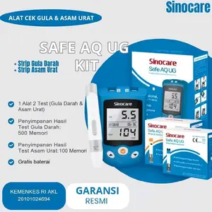 Promo Bundling Alat Tes Gula Darah & Asam Urat + Herbal Diabetes isi 30 kapsul