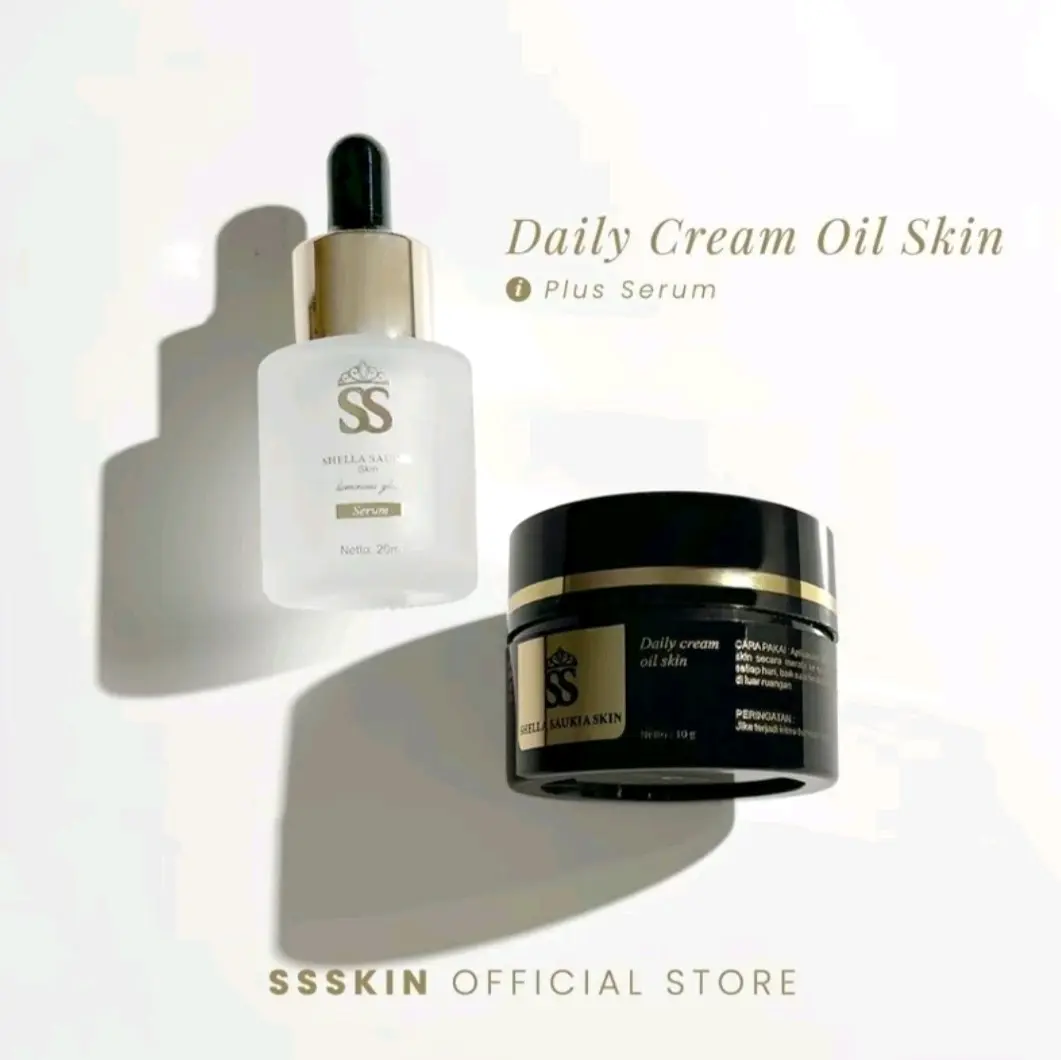 CRB - SSSKIN Bundling Hemat Jelly Cream Ajaib + Serum Luminous