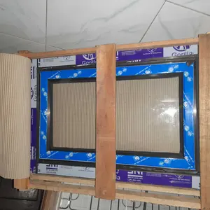 Jendela aluminium bovenli 60X40 jendela mewah satu set tinggal pasang