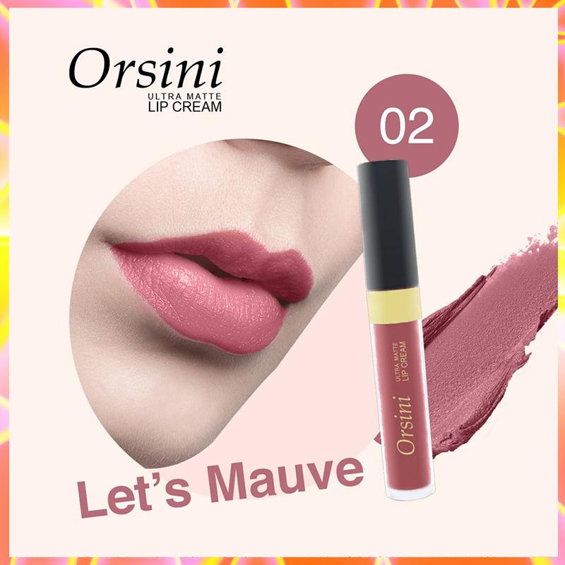 Orsini Lip Cream Waterproof Lipcream Matte Ringan Dan Lembab Di Bibir Warna Tahan Lama 1