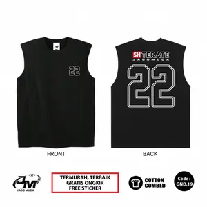 Kaos Singlet Sh Terate 22 Kaos Tanpa Lengan Terbaru Cotton Combed 24s