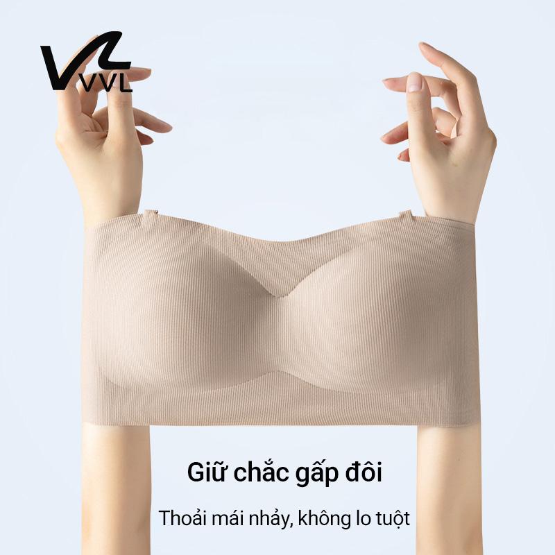 【VVL Ngực nhỏ gầy là cần thiết! Sexy đẹp trở lại không dấu vết góc phẳng áo ngực chống trượt thiết kế không dây thoải mái không ràng buộc