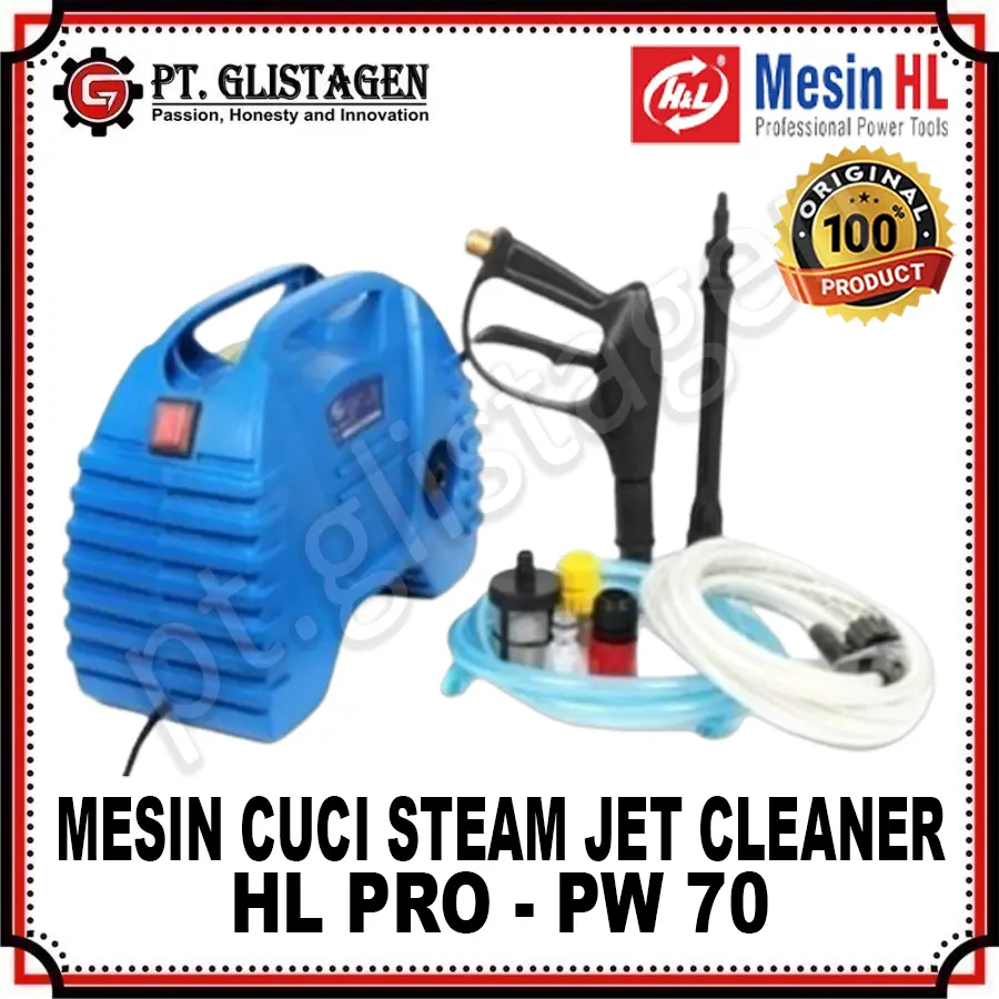 HL PW 70 Mesin Steam Jet Cleaner High Pressure Mesin Cuci Steam Mobil Motor AC PW-70 PW 70 PW70 HIGH QUALITY HL