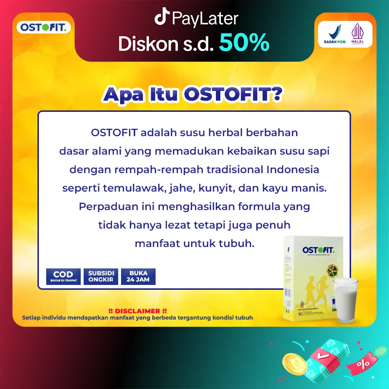 Susu Ostofit 2 Box Original | Minuman Susu Bubuk Murni HALAL BPOM | AKUN RESMI OSTOFIT [Bisa COD] 2