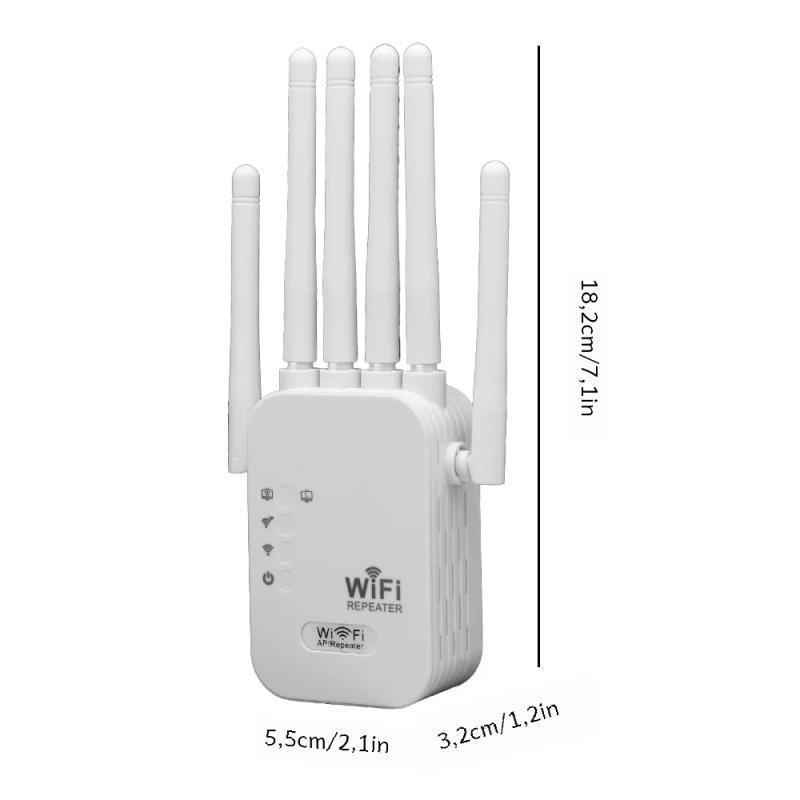 Bộ kích sóng wifi, Bộ khuếch đại WiFi không dây với 6 Anten và tốc độ 300Mbps