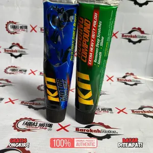 PAKET 2 KIT MOTOR PASTE WAX METALLIC + KIT RUBBING COMPOUND DUTY POLISH