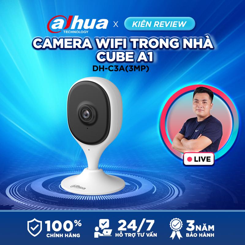 [ Deal Độc Quyền Kiên Review ] Camera Wifi  Dahua 3MP/5MP Mini CCTV Đàm thoại hai chiều C3A/C5A