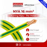 Gambar Kabel Metal - Kabel NYA 16 mm Kuning Hijau Per Meter Grounding KMI SNI dari Kabelmetal Indonesia Kota Administrasi Jakarta Timur 1 Tokopedia
