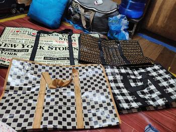 Product Review of Extra Large Sako Bag Double Thicken Woven Luggage Bag Travel Waterproof Storage Zipper Bag Wholesale from B**😘 1