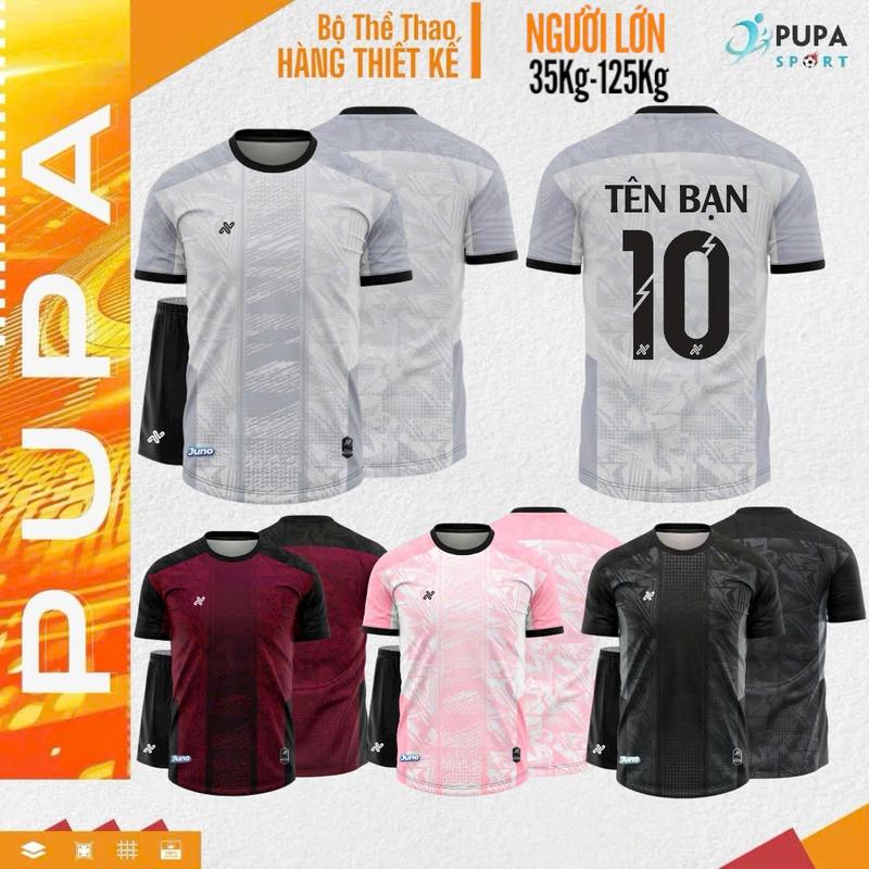 [BIG SIZE 35-125kg] Bộ Quần Áo Thể Thao - Amac Juno - Nhiều Màu , Vải Mè Cao Cấp,Cho Nam Nữ, Có In Tên