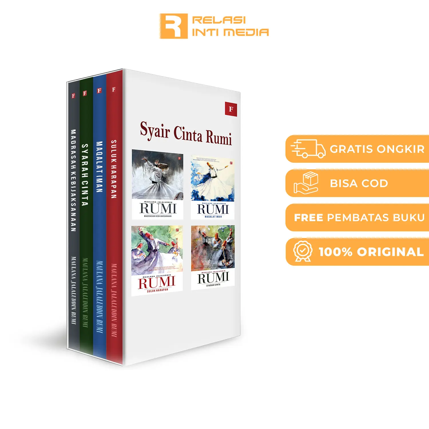 Paket SYAIR CINTA RUMI - Jalaluddin Rumi al quran