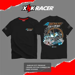 T-Shirt 4 SEHAT 5 TP Engine Original XHK RACER High Premium Quality FREE STICKER Unisex Bisa COD