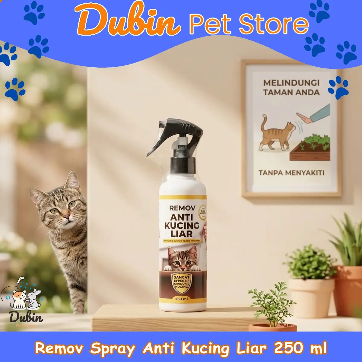 REMOV Spray Anti Kucing Liar Cegah Kucing Pup Sembarangan 250 ml