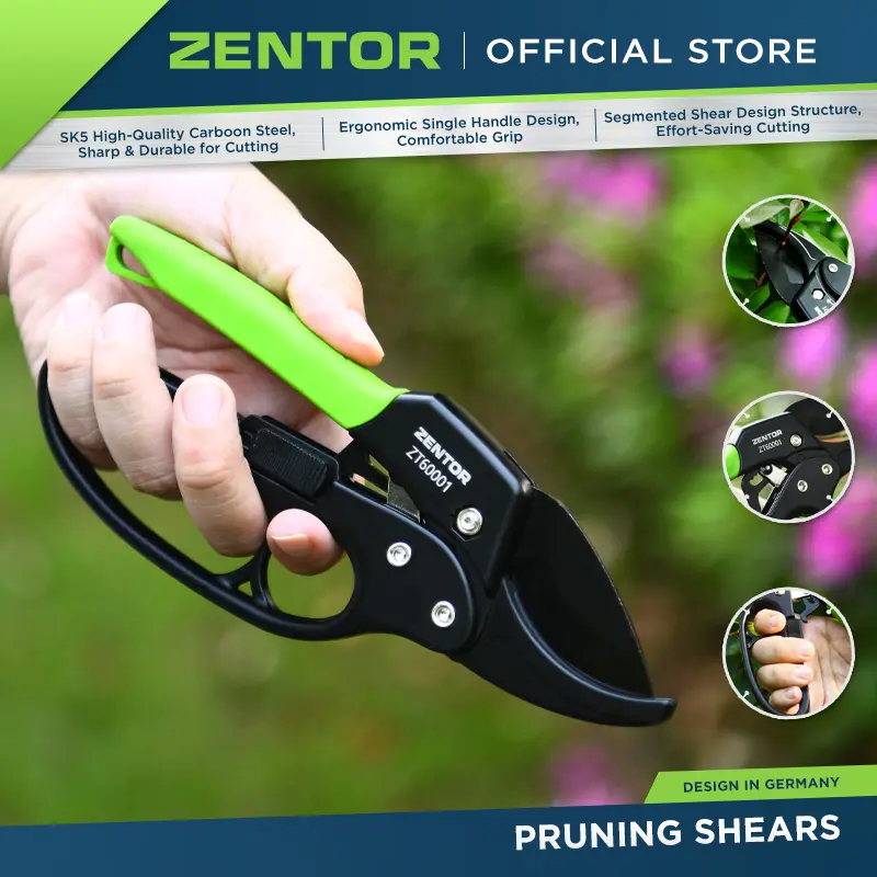ZENTOR Gunting Taman Pruning Shears 8 Inch ZT60001