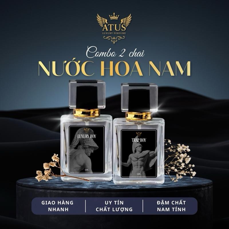  Combo Tổng Tài 2 Chai 50ML Luxury Boy & Trap Boy Nước Hoa Nam Cuốn Hút Lịch Lãm Tinh Tế Giá Phải Chăng 