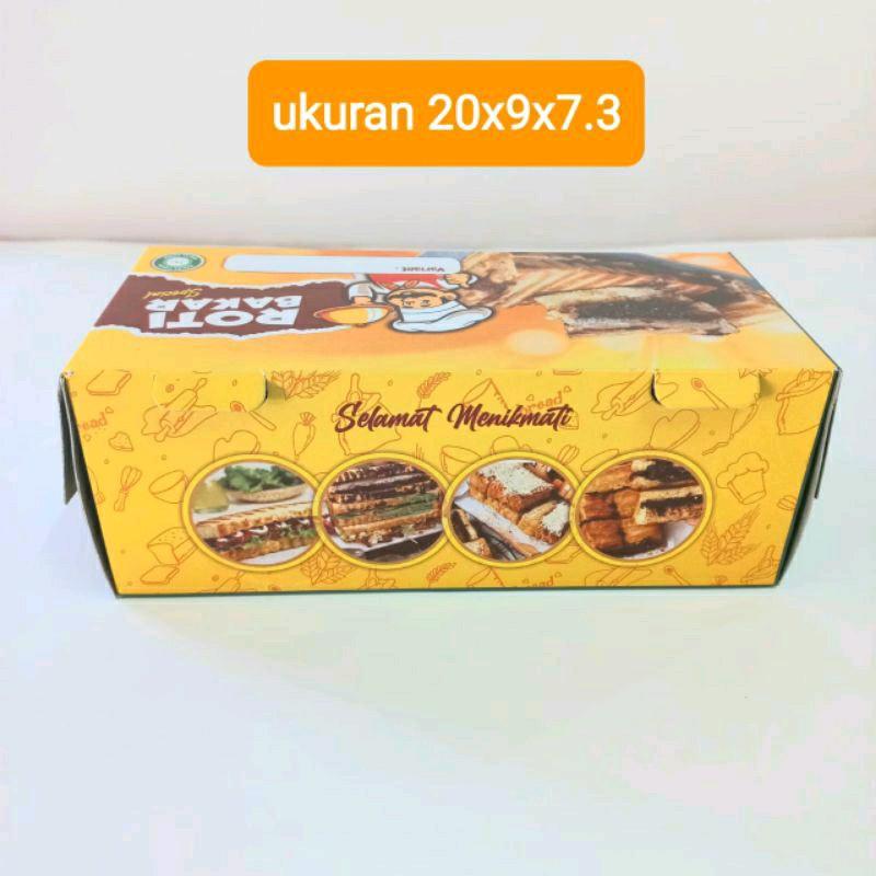 Kardus Sari Roti Kardus warna Roti Bakar Isi 100 - Bungkus Roti Bakar paper bag - Shop ...