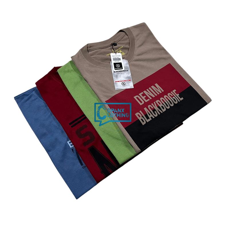 4 Pcs 100rb Baju Kaos Distro Cowok Keren Dewasa Casual Murah Adem Lembut Tebal Nyaman Dipakai Bahan Semi Katun 24s Ukuran Lengkap M L XL XXL XXXL Big Size Jumbo Pabrik Garment bbg 9